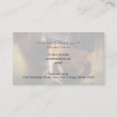 Niedliche Braune Horse Visitenkarte (Rückseite)