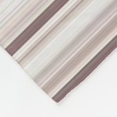 Niedliche, braune Streifen Fleecedecke (Ecke)