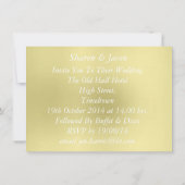 Niedliche Braut und Groom Scottish Wedding Theme Einladung (Rückseite)