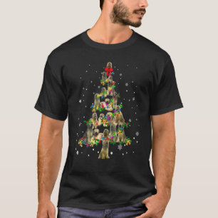 Niedliche Briard Hund Weihnachtsbaum Dekor Weihnac T-Shirt