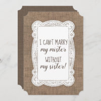 Niedliche Bridesmaid / Vorschlag für eine Trauzeug