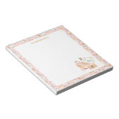 Niedliche Briefe an Weihnachten und Weihnachtsmust Notizblock (angewinkelt)