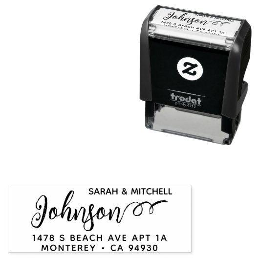 Niedliche Briefmarke für benutzerdefinierte Adress Permastempel (Beispiel)