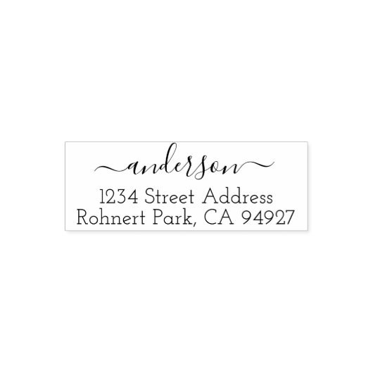 Niedliche Briefmarke für benutzerdefinierte Adress Permastempel (Design)