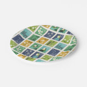 Niedliche Briefmarke Teller (Schrägansicht)