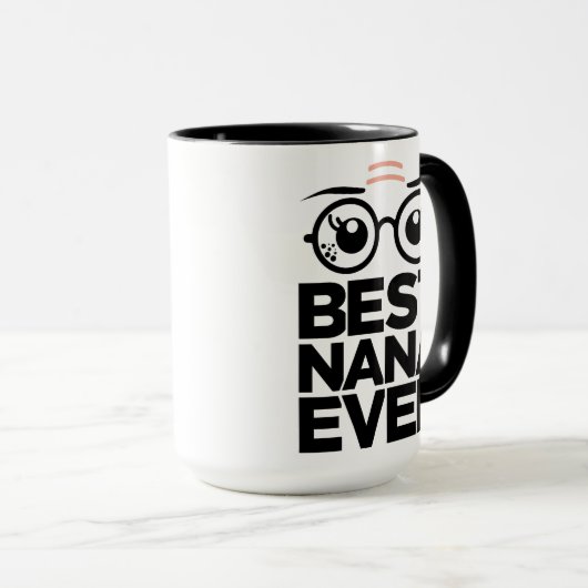 Niedliche Brillen-Großmutter - beste Tasse Nanas (VorderseiteRechts)