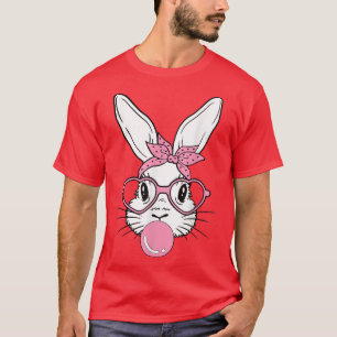 Niedliche Brillengläser Bubblegum für Frauen Kinde T-Shirt