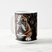 Niedliche Britische BullDog-Kaffee-Tasse Kaffeetasse (Vorderseite Links)