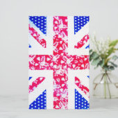 Niedliche britische Flagge Briefpapier (Stehend Vorderseite)