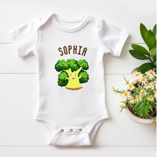 Niedliche Brokkoli Baby Strampler