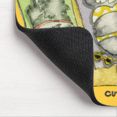 Niedliche Brötchen (am Strand) Mousepad (Ecke)