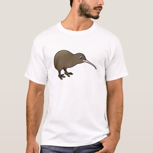 Niedliche Brown-Kiwi von Neuseeland T-Shirt (Vorderseite)