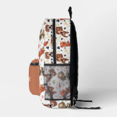 NIEDLICHE BROWN PUPPIES HUNDE BONES PATTERN INDIVI BEDRUCKTER RUCKSACK (Rechts)