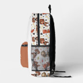 NIEDLICHE BROWN PUPPIES HUNDE BONES PATTERN INDIVI BEDRUCKTER RUCKSACK (Rechts)