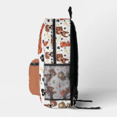NIEDLICHE BROWN PUPPIES HUNDE BONES PATTERN INDIVI BEDRUCKTER RUCKSACK (Rechts)