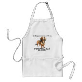 Niedliche BROWNS & BLACKS Kochen Dackel Schürze (Vorne)