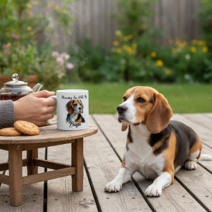 Niedliche BROWNS/ Whites Morning Tee Beagle Kaffeetasse