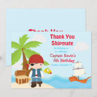 Niedliche Brünette Pirate Eye Patch Boy Geburtstag