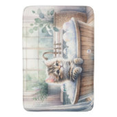 Niedliche Bubbly Kitt Bath Time Badematte (Vorderseite Vertikal)