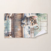 Niedliche Bubbly Kitt Bath Time Badhandtuch Set (Handtuch)