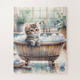 Niedliche Bubbly Kitt Bath Time Puzzle