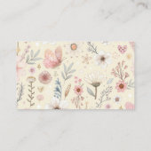 Niedliche Bücher für die Babyverpackungskarte Begleitkarte (Rückseite)