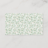 Niedliche Bücher für die Kinderdusche Begleitkarte (Rückseite)