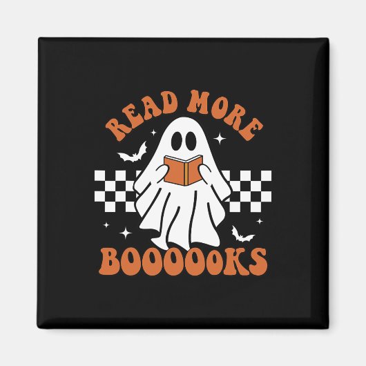 Niedliche Bücher Ghost Read more Books Fun Teacher Magnet (Vorne)