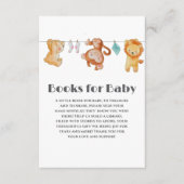 Niedliche Buchungsanfrage für Holz Begleitkarte (Vorderseite)