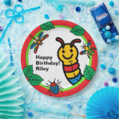 Niedliche Bug- und Insektenschutzmittel Pappteller (Party)