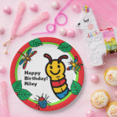 Niedliche Bug- und Insektenschutzmittel Pappteller (Party)