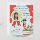 Niedliche Bugattentafel mit Foto Einladung (Vorderseite)