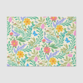 Niedliche Bugs Funny Floral Spring Summer Pastel G Seidenpapier