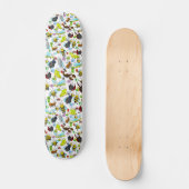 Niedliche Bugs und Insekten Skateboard (Vorderseite)