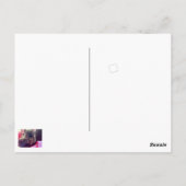 Niedliche Bulldog Brindle Brown Frenchie Postkarte (Rückseite)