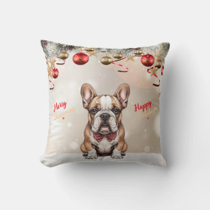Niedliche Bulldog-Welpenweihe Kissen