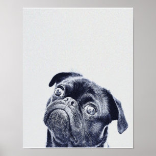Niedliche Bulldogge Bulldog-Lover-Geschenk Poster