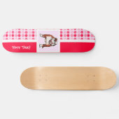 Niedliche Bulldogge Skateboard (Horizontal)