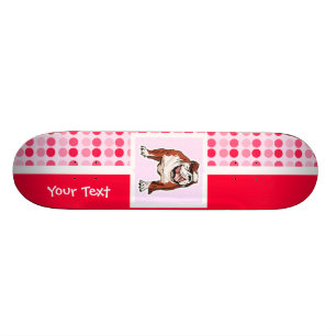 Niedliche Bulldogge Skateboard