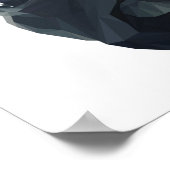 Niedliche Bulldoggesicht Poster (Ecke)