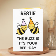 Niedliche Bumblebee Bee Best Friend Happy Birthday