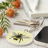 Niedliche BumbleBEE - Wildtiere - Insekten - vom A Schlüsselanhänger (Vorderseite rechts)