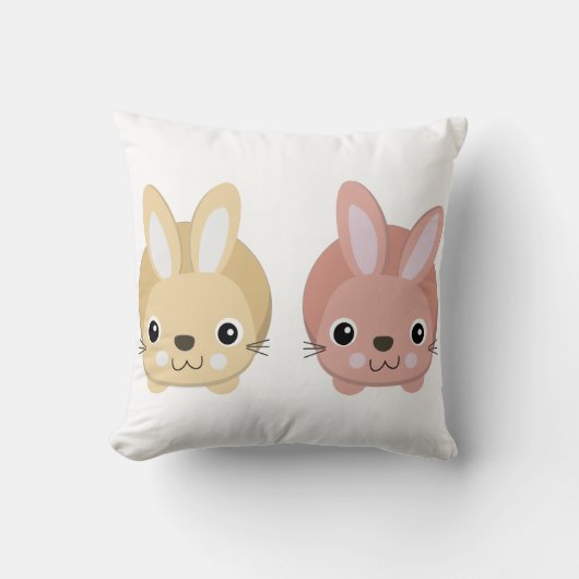 Niedliche Bunne Kissen (Vorderseite)