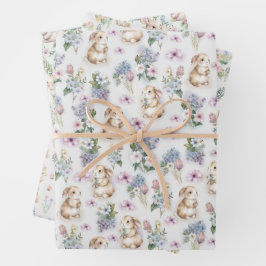 NIEDLICHE BUNNIEN OSTERN GESCHENKPAPIER SET