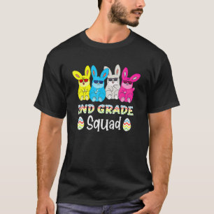 Niedliche Bunnies 2. Klasse Lehrer Schüler Squad E T-Shirt