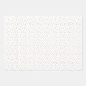 Niedliche Bunnies mit Blume in Pastellfarben Geschenkpapier Set (Vorderseite 2)