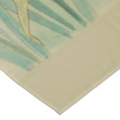 Niedliche Bunnies mit düsteren Blume Antikes Oster Tischdecke (Schrägansicht)