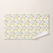 Niedliche Bunnies mit Frühlingsmessen und Schmette Badhandtuch Set (Handtuch)