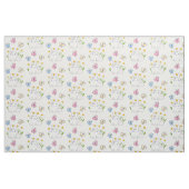 Niedliche Bunnies mit Frühlingsmessen und Schmette Stoff (Fat Quarter (45,7 x 55,9 cm))