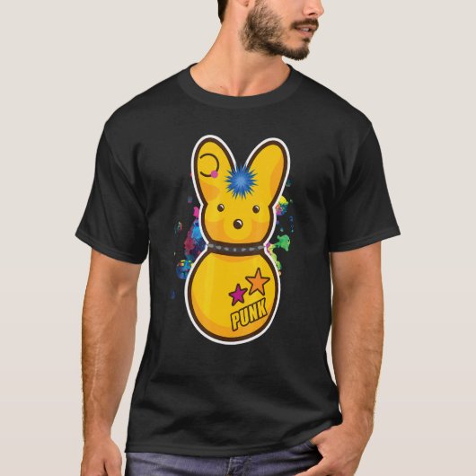 Niedliche Bunny Ästhetik Goth Emo Tier T-Shirt (Vorderseite)